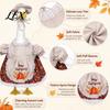 Festive Goose Clothes for Harvest Celebrations Thanksgiving Porch Outfits 23" Statue, Fall Maple Leaf Reusable Outfit 23 Inch Statues Pumpkin Clothes,