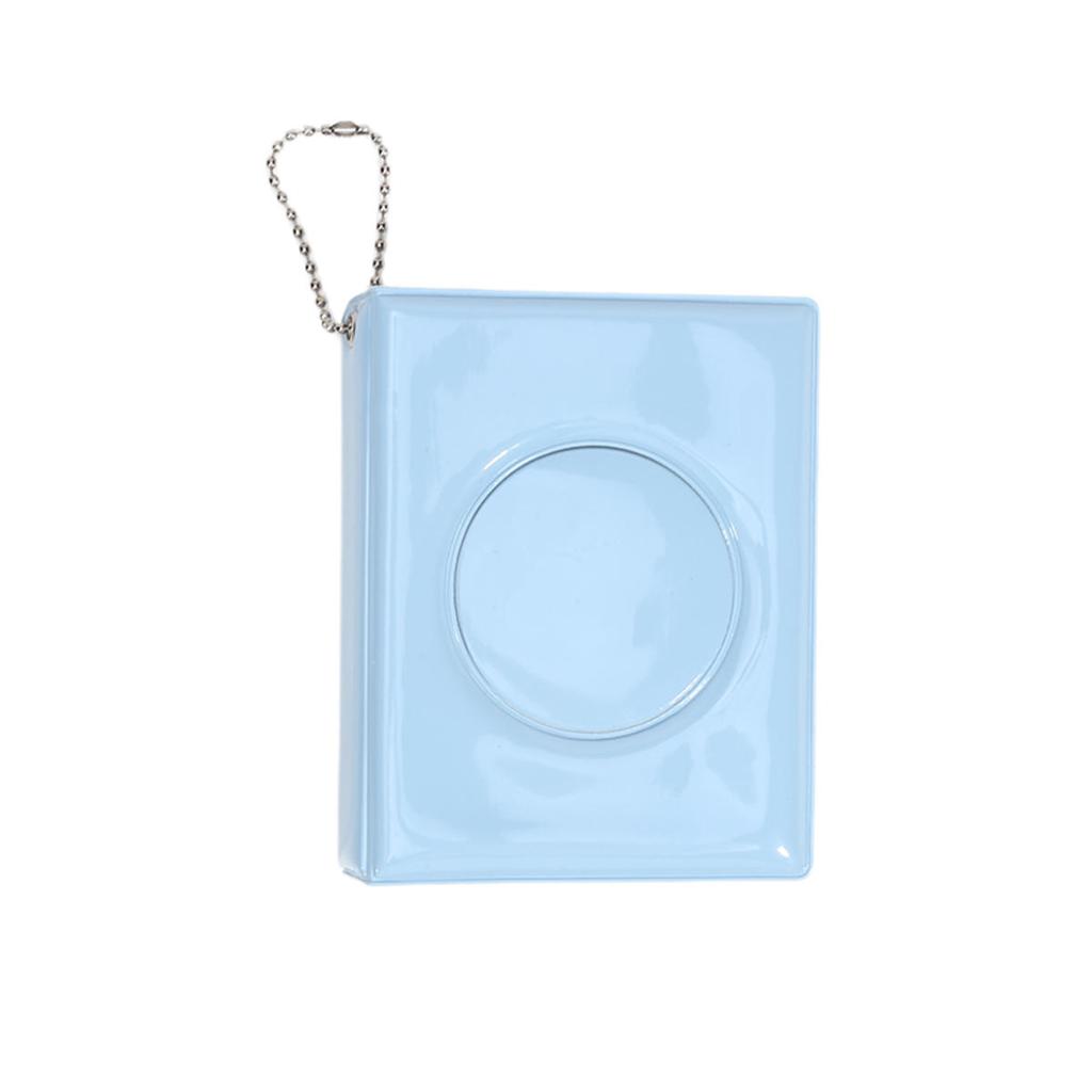 1 buc Suport pentru Fotocarte Drăguț de 3 Inch Oglindă Circulară Goală Album cu Carduri Foto Carte Colector Kpop Photocards Mini Carcasă de Depozitare pentru Poze cu Idoli