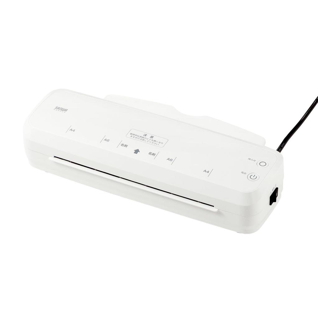 Sanwa Supply A4 Laminator Second (2-roller, 60-90 Warm-up) LM-A42R1W