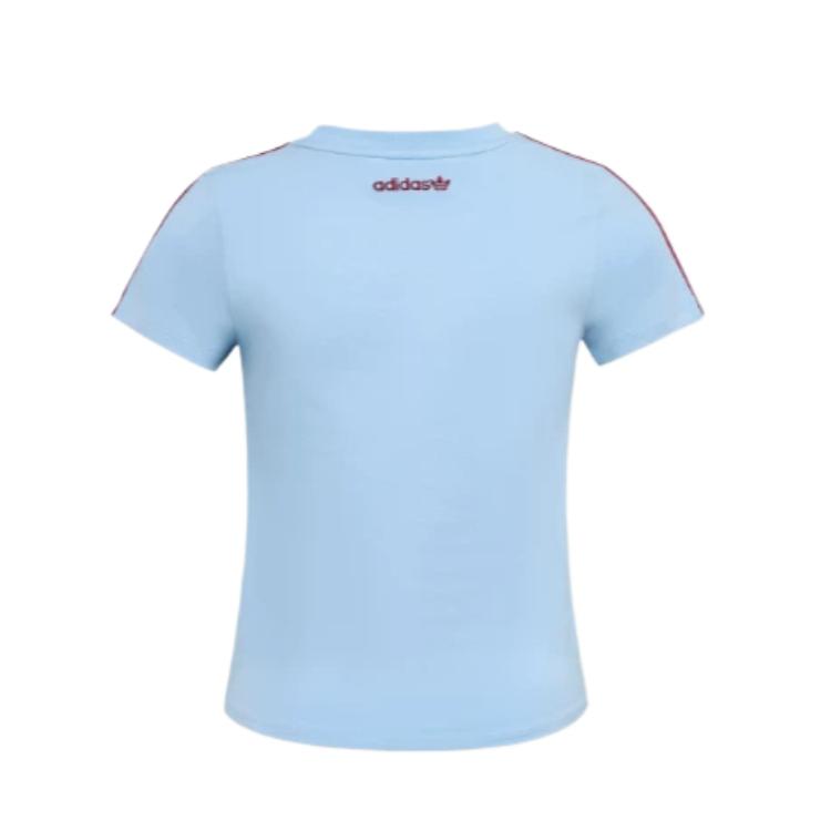 Adidas Originals Solid Color Crew Neck Short Sleeve Pullover Comfortable Regular Fit T-Shirt Women Tops LF1207