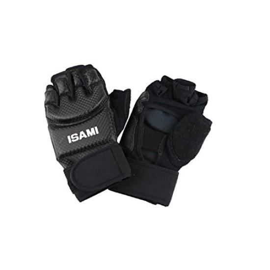 ISAMI Isami Hand Guard Fist Supporter Martial Arts Martial Arts Karate Kickboxing After Mixed Martial Arts TN-1-BK (Black, M)