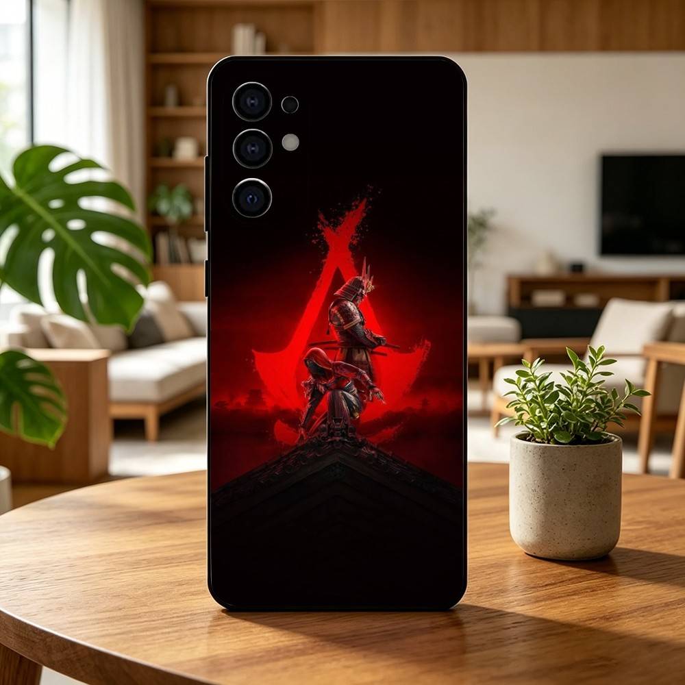Game Assassins Creed Phone Case For Samsung S25,S24,S21,S22,S23,S30,Ultra,S20,Plus,Fe,Lite,Note,10,Black Cover