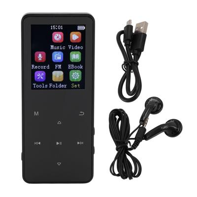 Bluetooth MP3 Player 1,8 zoll Touchscreen Eingebaute Lautsprecher Unterstützung 128GB Speicher Karte Shuffle