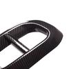 For Mercedes Benz GLE350 GLE450 GLC GLS W167 X253 X167  Car Carbon Fiber Texture Muffler Exhaust Pipe Tail Cover Trim 2pcs
