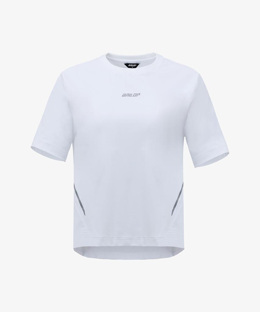 Baellob Women'S Air Revent Active Crop T-Shirt White