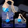 Auto Aromatherapy Fragrance Pendent Bottle Perfume Diffuser Automotive Decoration Car Hanging Glass Bottle Empty Perfume