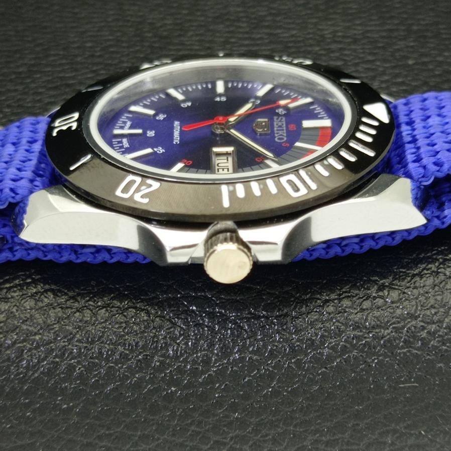 SEIKO 5 AUTOMATIC MENS JAPAN 6309A REFURBISHED BLUE DIAL WRIST WATCH a426515-2 RL-a426515