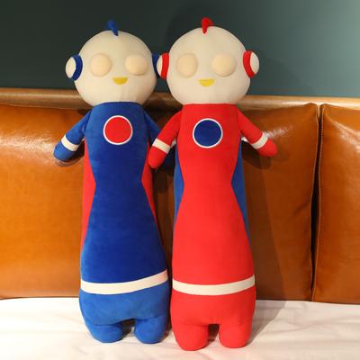 Neue Ultra Puppe Langes Streifenkissen Mann Cartoon Superman Plüschtiere Anime Kissen Kinder Geburtstagsgeschenk