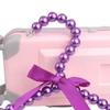 Faux Pearl Bow Clothes Hangers Hook for Children Kids Bowknot