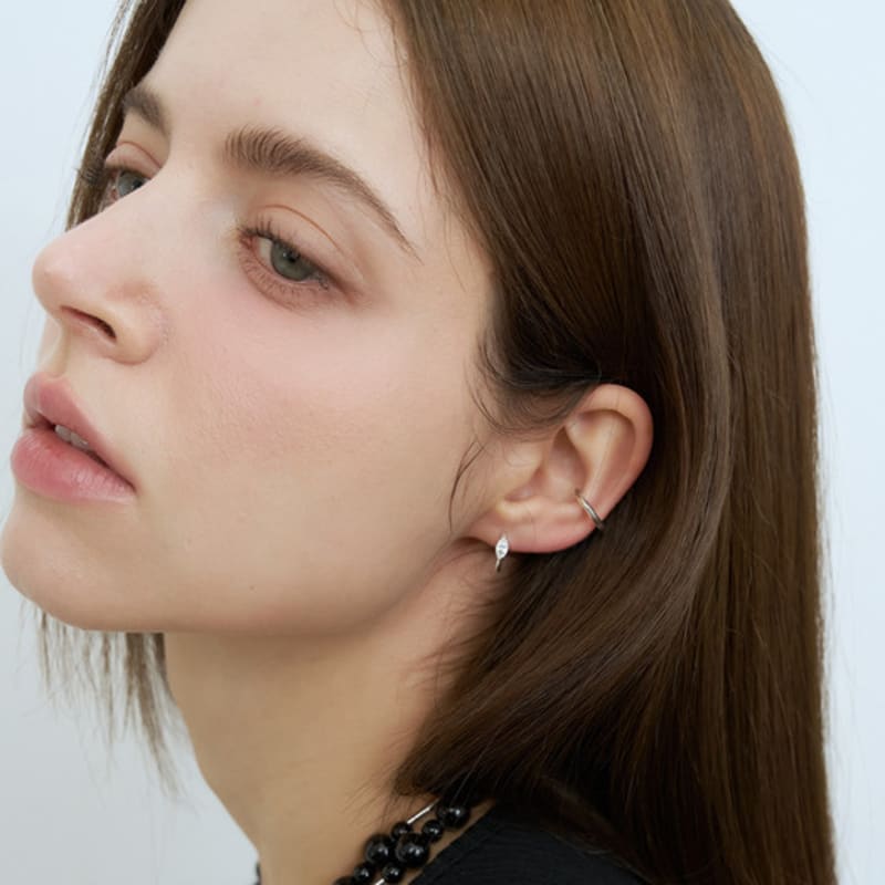 XANADU SPARKLE EAR CUFFSILVER