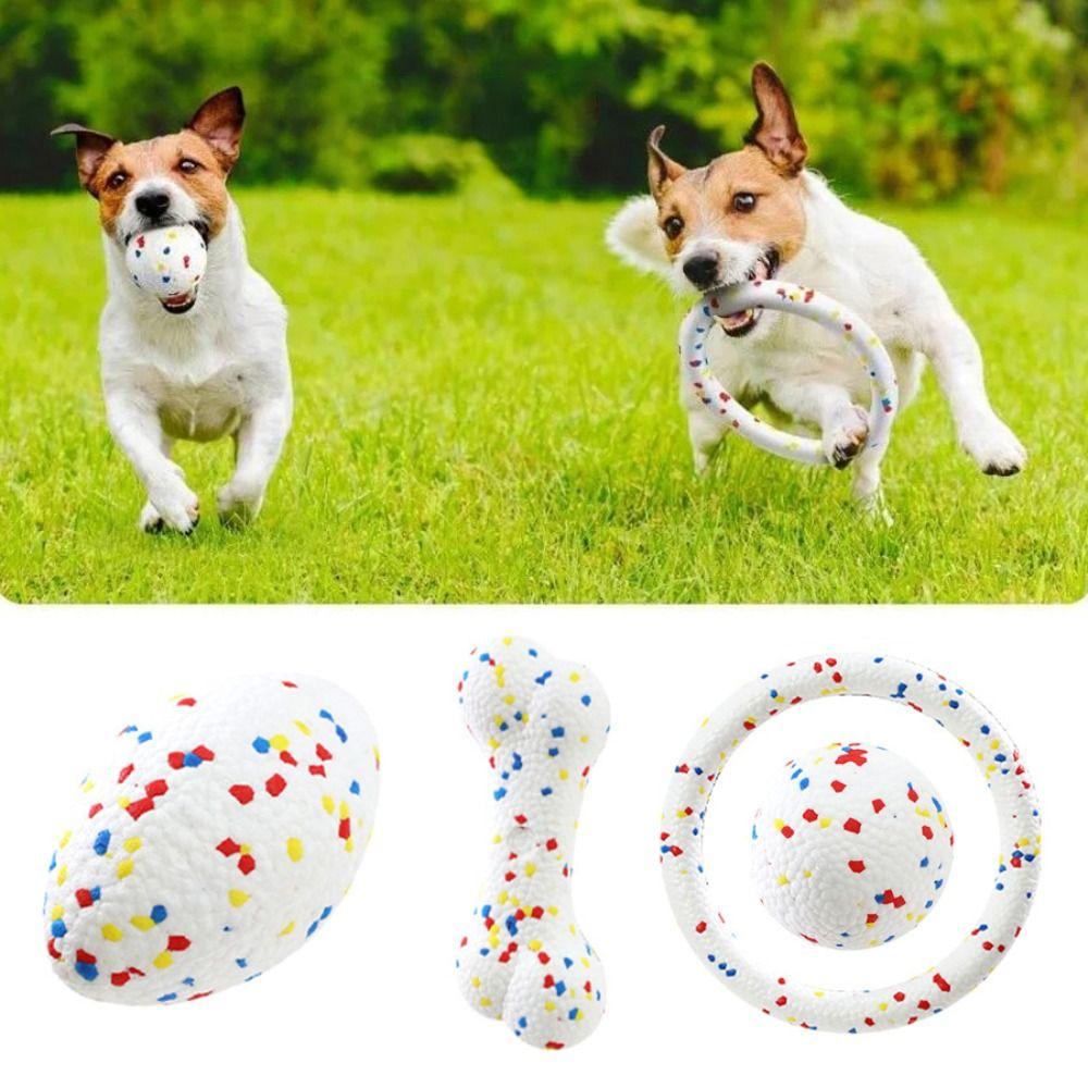 

ETPU Dog Teeth Grinding Rod Bite Resistant Dog Throwing Flying Toys Dog Toy Ring-18cm