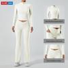 RYGZ Soft Skin-Feel Yoga Jacket & High-Waisted Hip-Lifting Pants Set