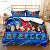 Rockman Megaman Game All Season Bedding Set Printed Bed Set Duvet Cover Sheet Pillowcase Soft Quilt Cover Full Queen King Size