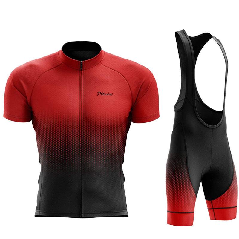 Phtxolue 2023 Cycling Set Men Cycling Clothing Anti-UV Breathable Women Bike Mtb Mountain Bicycle Wear Kit Cycling Jersey Suit