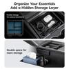Heenvn Console Armrest Storage Box For Tesla Model Y Juniper Model 3 Highland 2024-2026 ABS Silicone Watercup Mat Accessories
