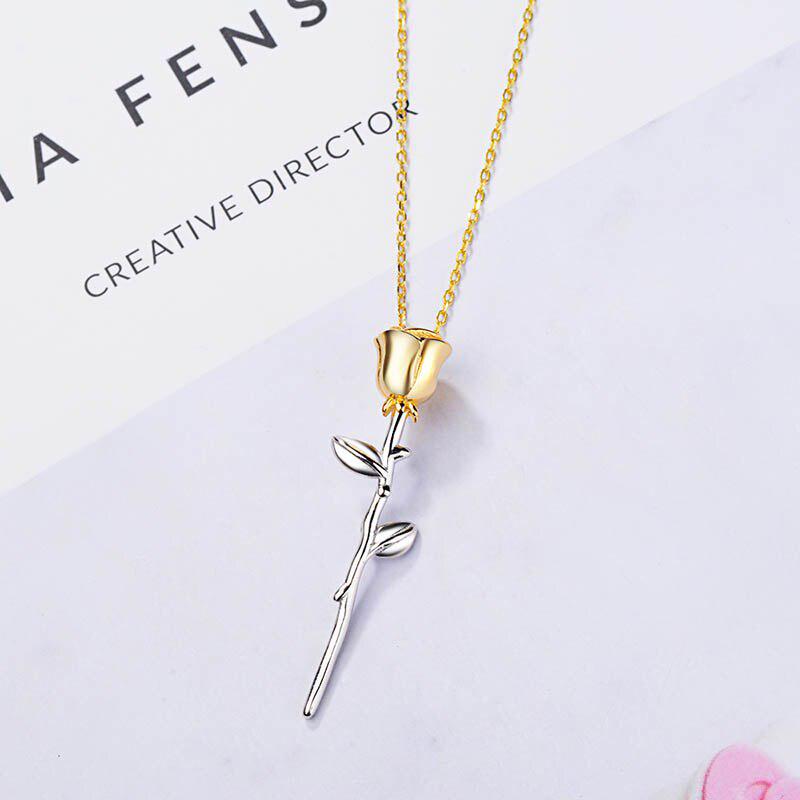 

Модное ювелирное ожерелье Lindon с подвеской в ​​форме цветка для женщин, свадебное обещание, вечеринка, прибытие