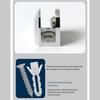 Glass Shelf Diecast Modern Simple Style Adjustable Nonslip Moistureproof Bathroom Cabinet Clamp Bracket Holder Hardware