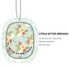 Paper Car Fragrance Hanging Decoration Flower Car Rearview Hanging Ornament  Fan Gifts