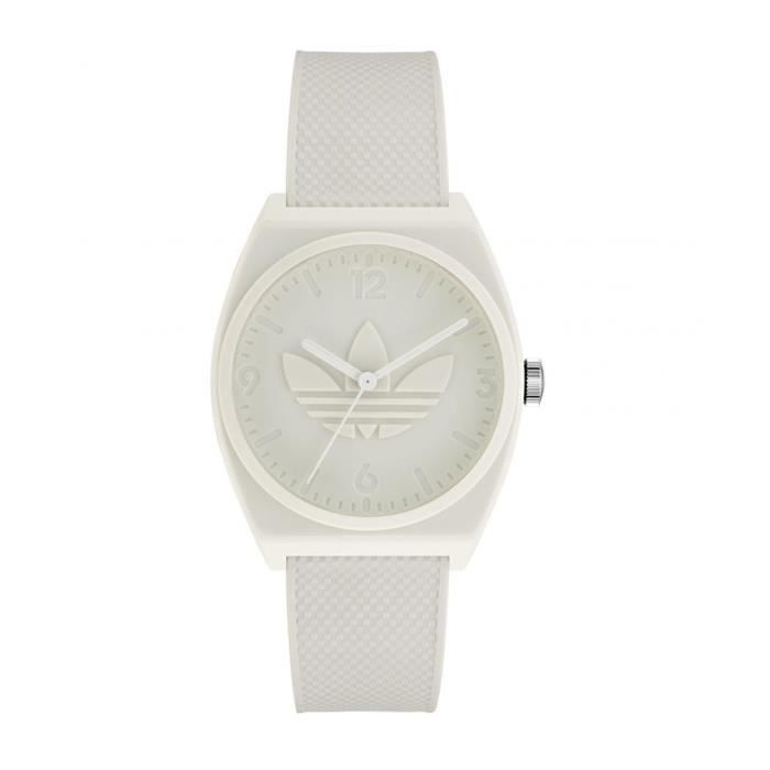 Montre - Adidas - AOST22035 - Plastique Blanc - Quartz Japonais - 5 ATM