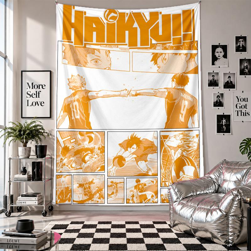 Wall TapestryHaikyuu Art Hanging Cloth Decorative Background Cover for Room Decoration