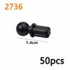 Bulk Technical Connector Pin Peg Cross Axle Building Blocks Parts Compatible with 2780 3673 6558 6562 MOC Bricks Toys