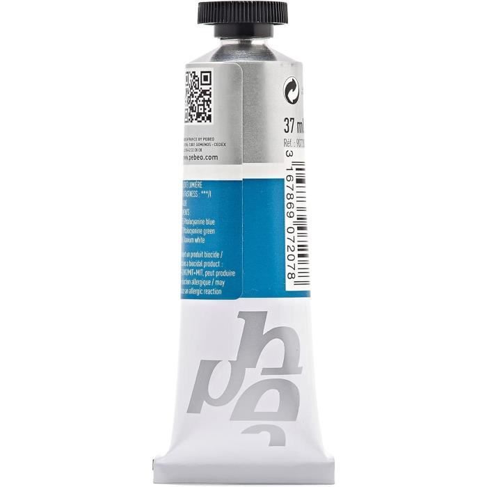 Paint - Veronese - 37 Ml Tube - Extra Fine - Yellowish Blue - Glossy