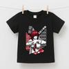 Chainsaw Man Makima Anime Graphic Print Cotton T Shirt for Boys Girls Kids Short Sleeve Summer Casual Top