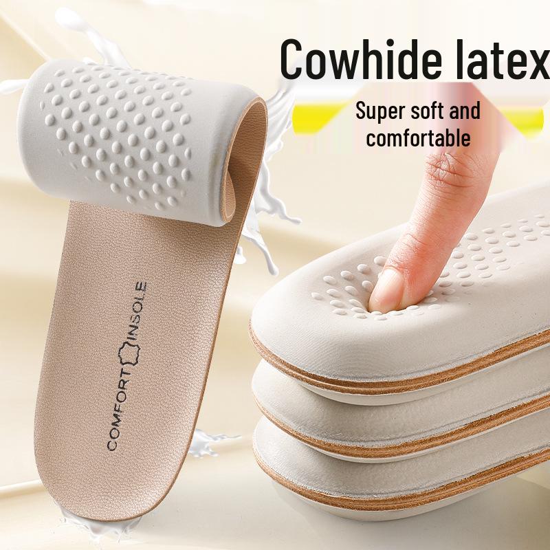 Solette in Pelle Traspiranti Ammortizzanti: Comfort e Resistente agli Odori per Uomini e Donne Attivi
