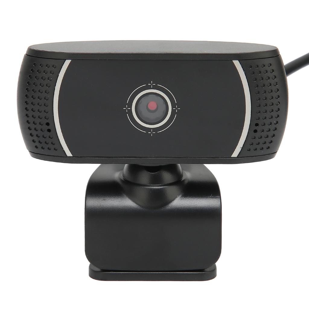 Computer Camera Plug and Play Online Class Live Conference Autofocus Flexible Driver Free 640x480 USB WebcamC200 Black