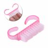 Calf Horn Brush Nail Cleaning Brush Dust Brush Nail Tool Colorful Nail Brush Buffing Nail Surfaces