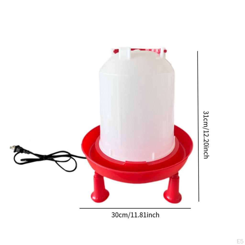 Chicken Water D Base Large Capacity Waterer for Chickens