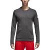 adidas Id Stadium Solid Color Casual Crew Neck Pullover Long Sleeve Sweatshirt Men Sweatshirt Dark-Gray CG2098