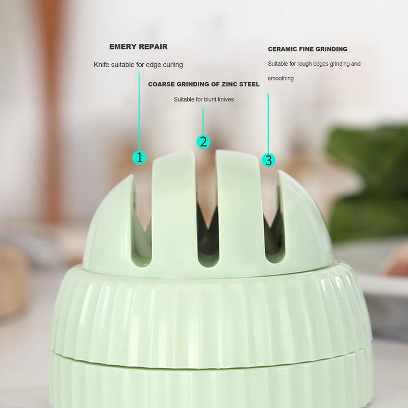 Cutter Sharpener Kitchen Kitchen Tool Suction Cup Rounded Housing Cut Sharpener Kitchen Accessories Professional Pocket