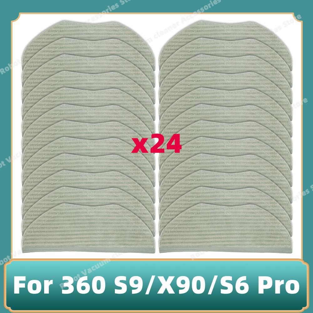 For 360 S9 S6 Pro X90 X95 Robotic Vacuum Cleaner HEPA Filter Roll Main Brush Side Brush Mop Cloth Rag  Spare Parts Accessories