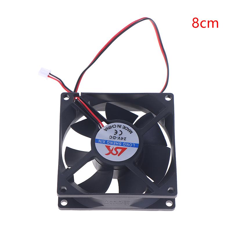 5V/12V/24V Cooling Turbo Fan Brushless 3D Printer Parts 2Pin For Extruder Dc Cooler Blower Part Black Plastic Fans
