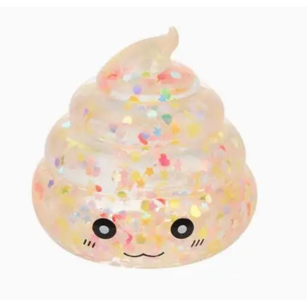 Novinka Squishy Maltózové Hovno Stresové Squishies Hračky Třpytivé Vtipné Pružné Mačkací Fidget Hračky pro Dospělé Dárek na První April
