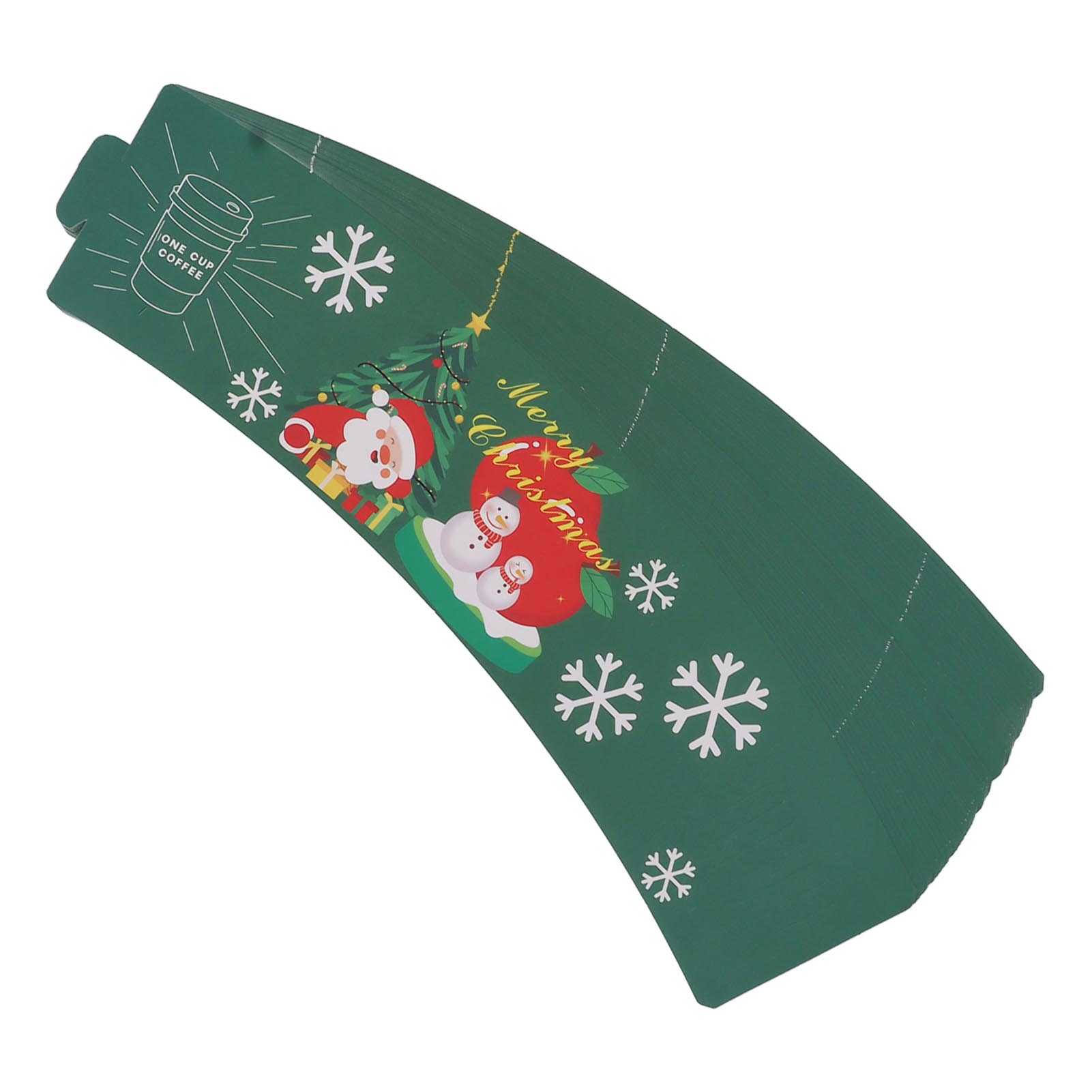 50PCS Coffee Cup Sves Disposable Paper Cup Sves Hot Drink Holder for Halloween Christmas Chocolate Cold Beverage