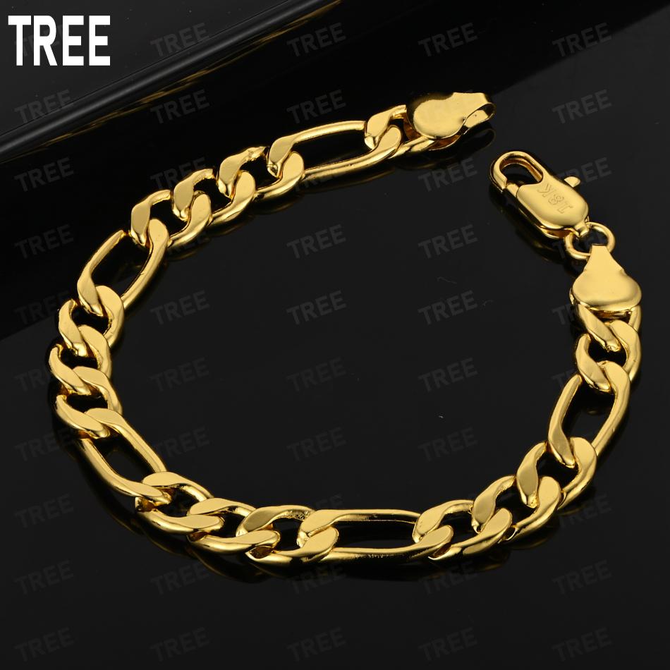925 Sterling Silver 18k 8mm Simple And Elegant Interlocking Bracelet - Exquisite Gift Jewelry 20cm