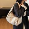Corduroy Tote Bag Women's Commuter Shoulder Bag Large Capacity Student Class Handbag