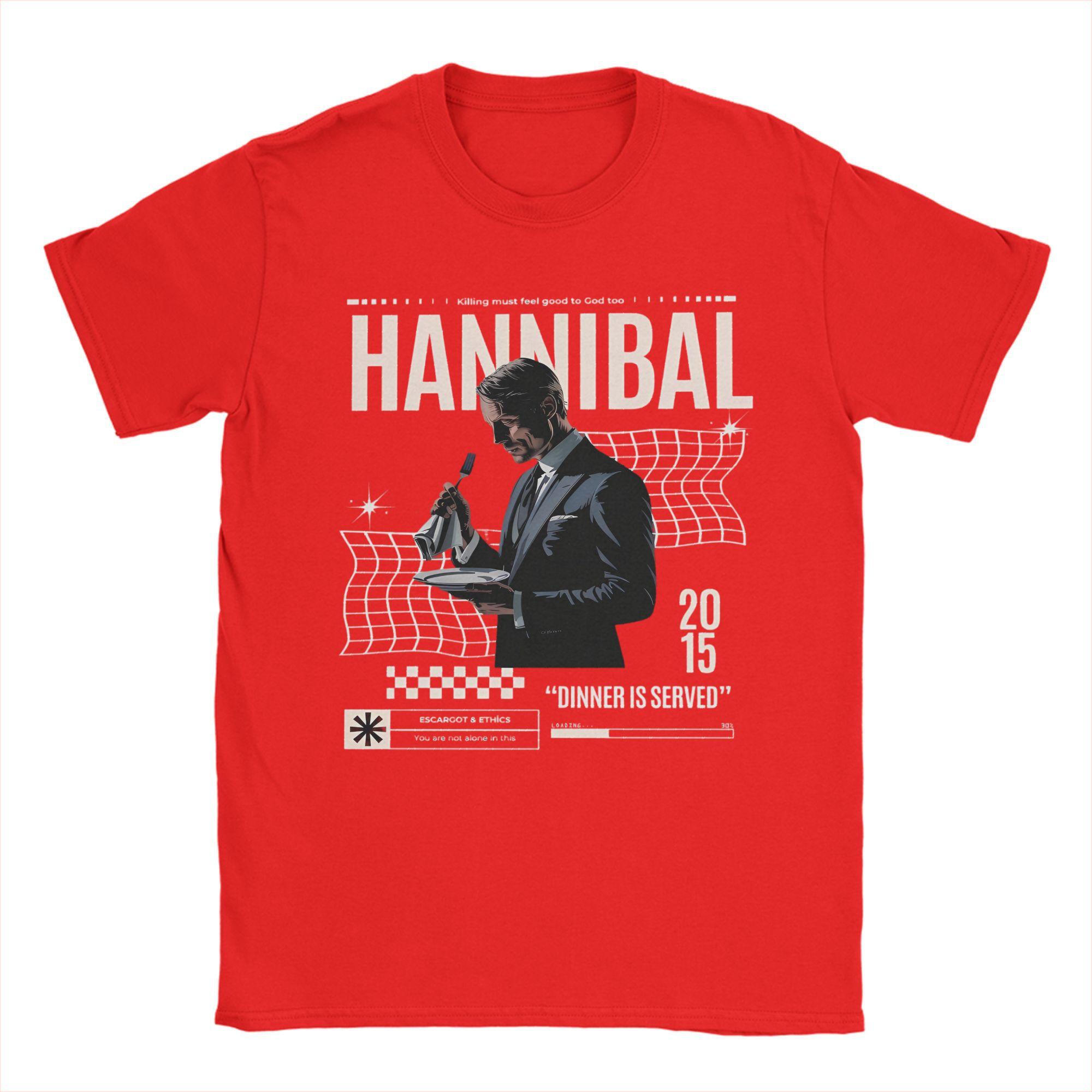 

Men TShirts Mads Mikkelsen Hannibal Leisure Pure Cotton Tee Shirt Short Sleeve T Shirts O Neck Clothes Graphic S