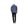 STONE ISLAND Solid Color Crew Neck Pullover Long Sleeve Sweatshirt Men Sweatshirt Blue 801563750-V0024