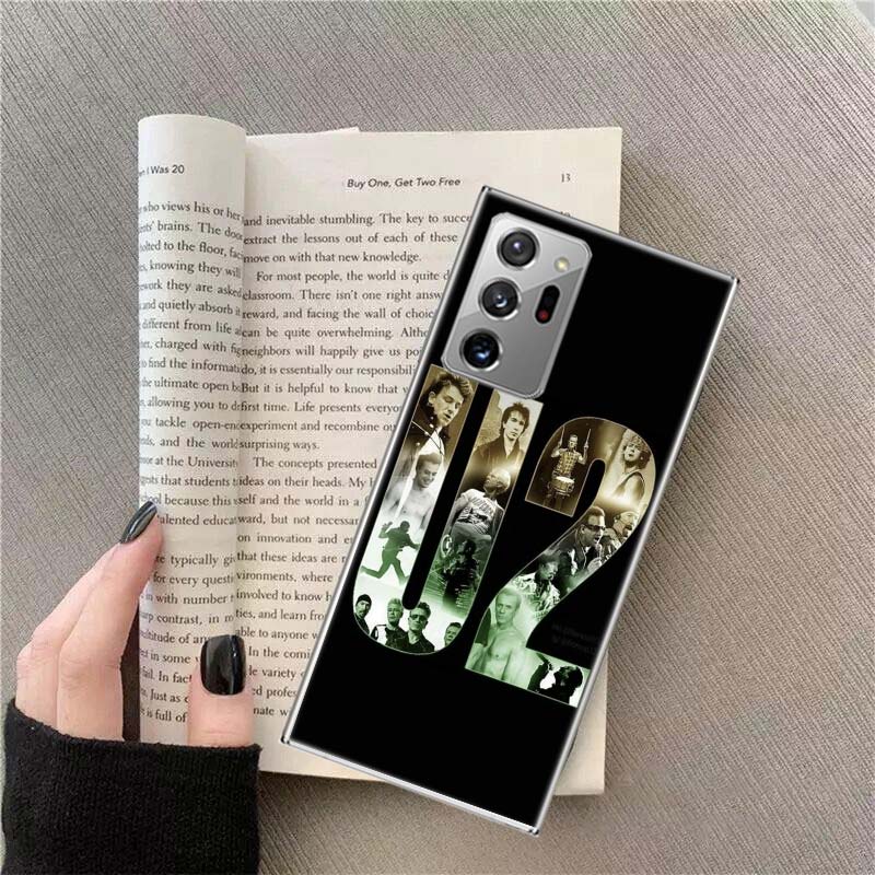 Band U2 Phone Case For Samsung Galaxy S25 Edge S24 S23 FE S22 S26 Ultra S21 S20 S10 Plus Capa Soft