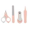 Kit de Unhas para Bebê Fofo Seguro Prático Conjunto de Manicure Cortar Aparas Unhas para Casa Crianças Bebês