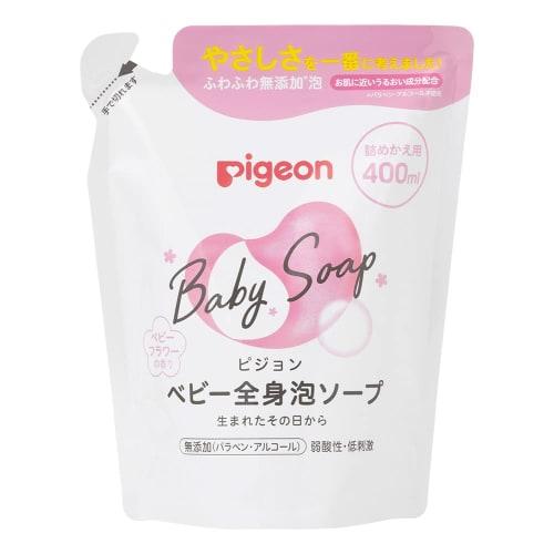 

Pigeon Baby Full Body Foam Soap Baby Flower Scent Refill 400ml
