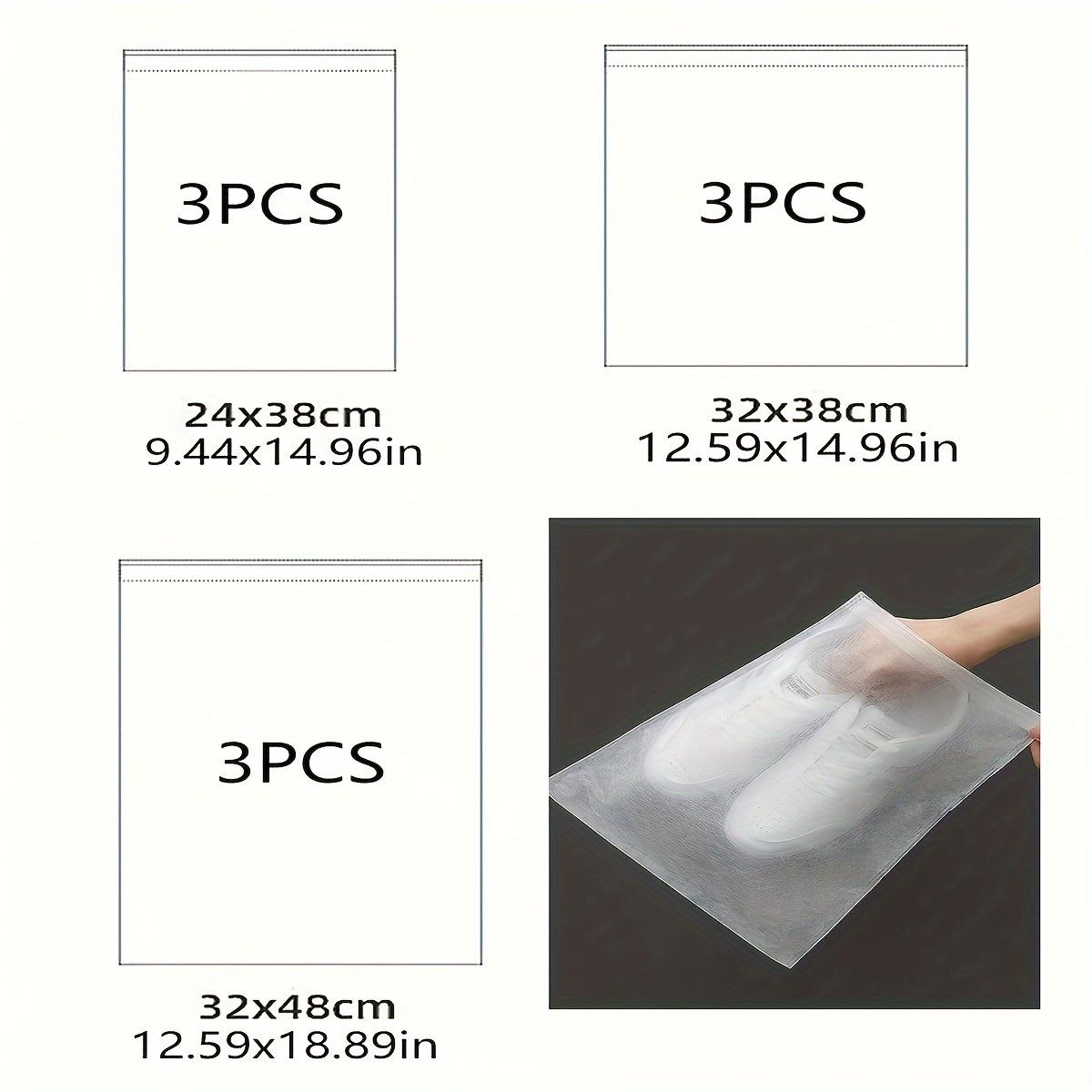 9pcs Shoes Storage Bag Closet Organizer Non-woven Travel Portable Bag Waterproof Pocket Clothing Classified Hanging Bags