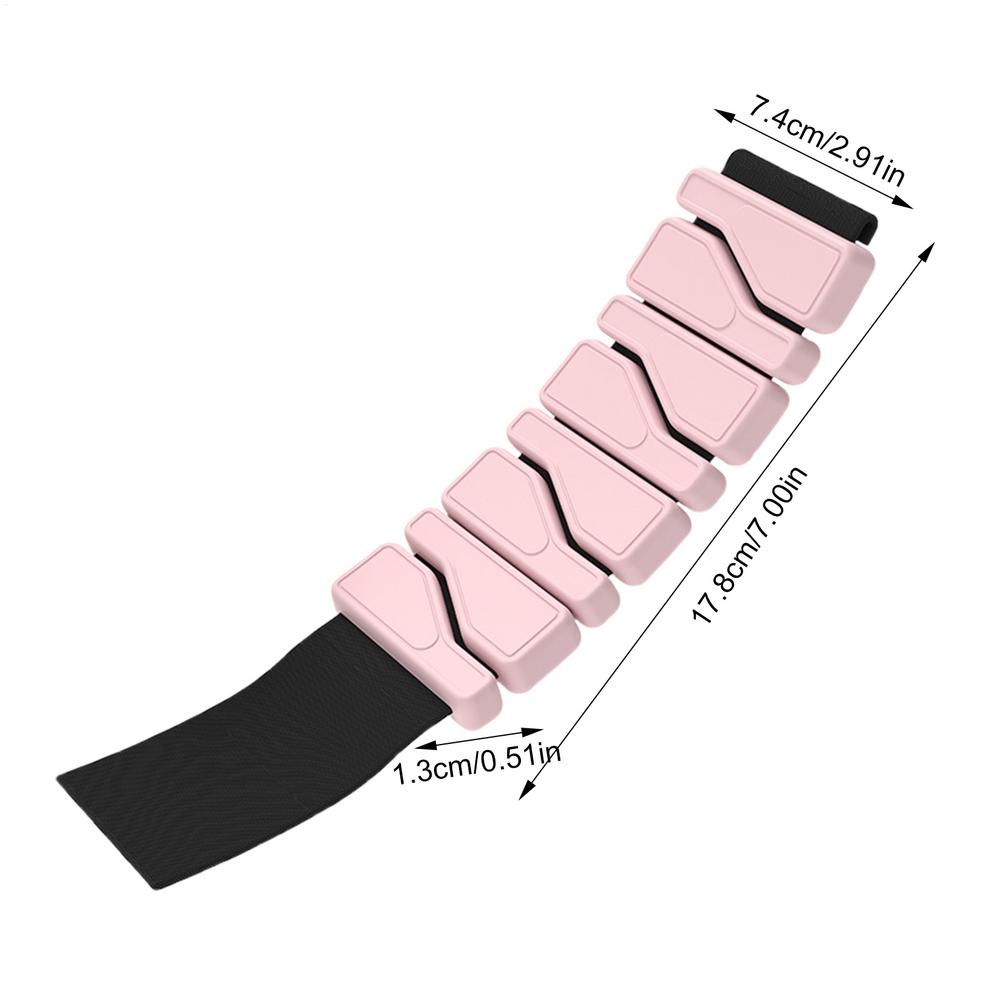 1Pair Adjustable Ankle & Wrist Weights - Lightweight Silicone Weights for Yoga - Strength Training for Sports