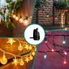 20PCS Plastic Light Hook Secure Mounting for Outdoor String Lights Christmas Decors Garden Application Anti Fall Feature