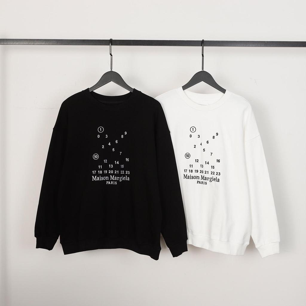 Men's Embroidered Letter Long Sleeve Sweatshirt