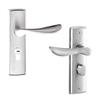 Aluminum Alloy Door Handle Lock Home Entry Security Door Lockset for Bedroom Bathroom Latch 3 Keys