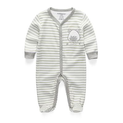 Neugeborene Babykleidung Langarm Strampler Kleinkindkleidung